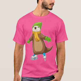 Otter Ice-skridskor T Shirt