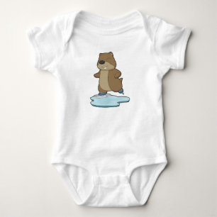 Otter Ice-skridskor T Shirt