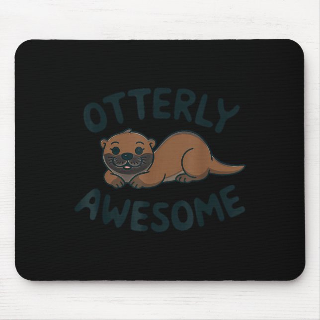 Otter In A Cket Funny Otter Pajamas Sea Otter Cost Musmatta (Framsidan)