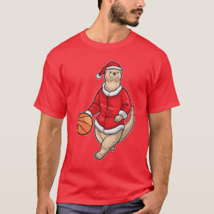 Otter jul basketboll t shirt
