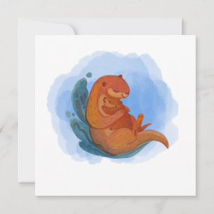 Otter Kärlek Blanka kort