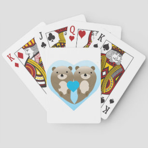 Otter Kärlek Casinokort