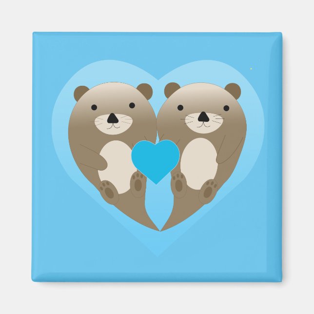Otter Kärlek Magnet (Framsidan)