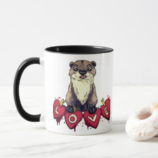 Otter kärlek mugg