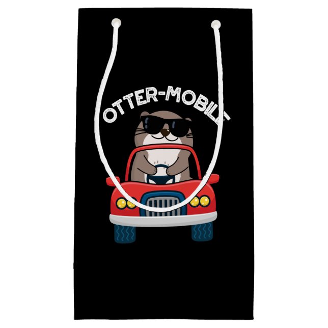 Otter-Mobile Funny Animal Car Pun (Framsidan)