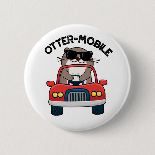 Otter-Mobile Funny Animal Car Pun Knapp