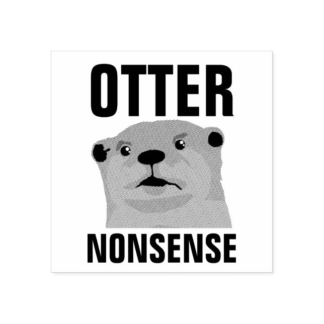 Otter Nontone Stämpel (Tryck)