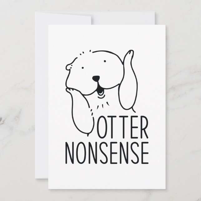 Otter Nontone Tack Kort (Framsida)