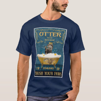 Otter och Co Bath Soap Tvättar Tass T Shirt