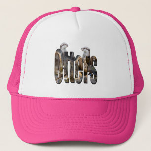 Otter och otters Logotyp. Truckerkeps