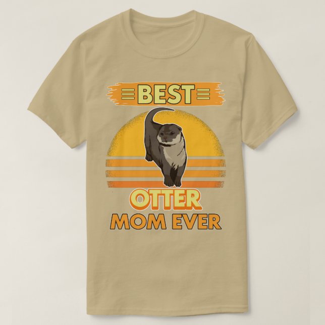 Otter Otter Otter Mamma 1 T Shirt (Design framsida)