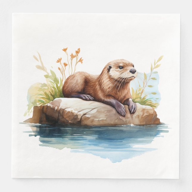 Otter Pappersservett (Framsida)