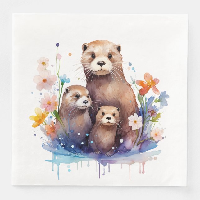 Otter Pappersservett (Framsida)