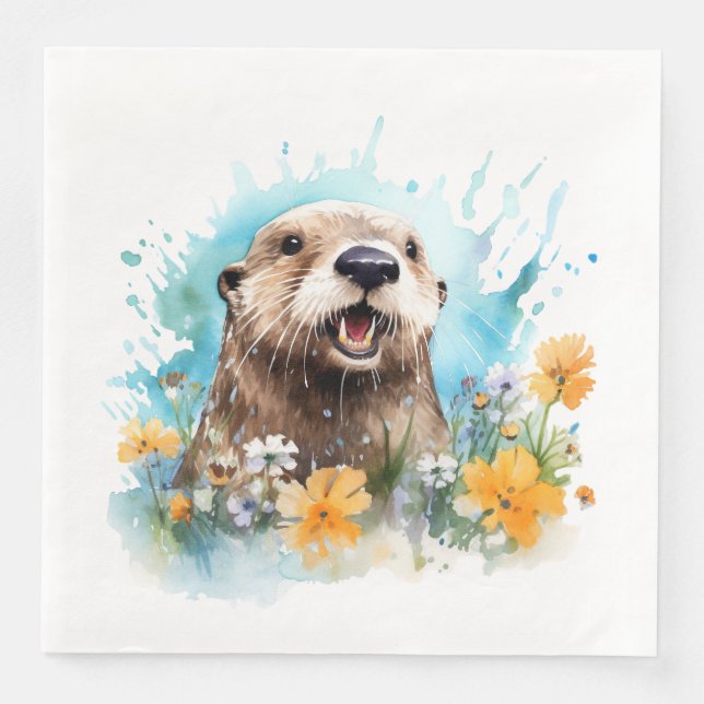 Otter Pappersservett (Framsida)