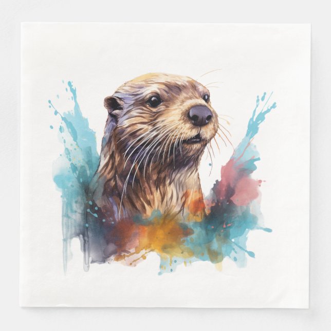 Otter Pappersservett (Framsida)