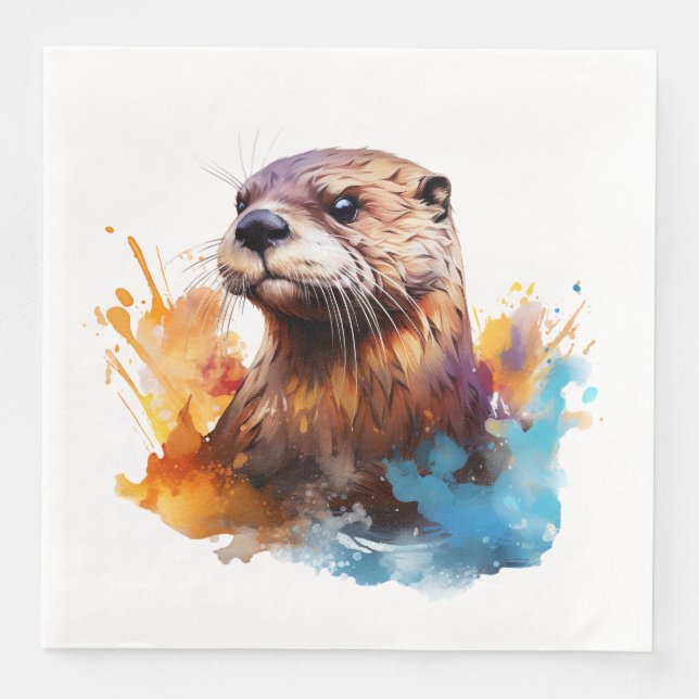 Otter Pappersservett (Framsida)
