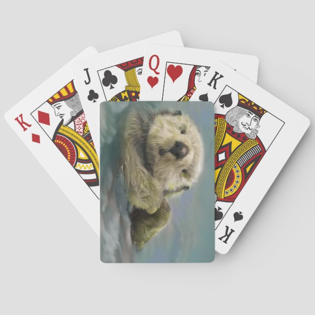 Otter PLutläggskort Casinokort (Baksidan)