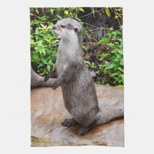 Otter prata med mig, kökshandduk