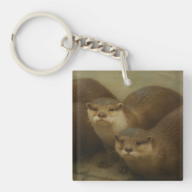 Otter Quartet - Spelande bild av vilda djur och vä (Framsidan)