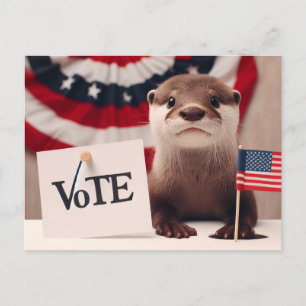 Otter-röstning Vykort