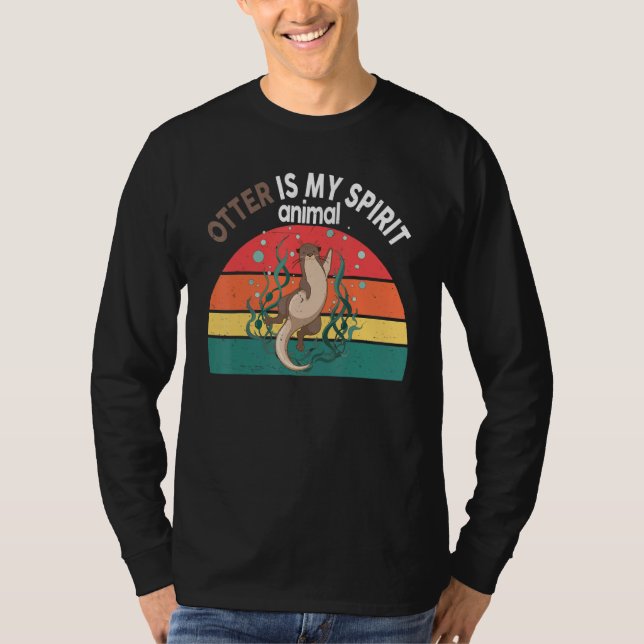 Otter-Shirt Otter Is My Spirit Animal Funny Kids W T Shirt (Framsida)