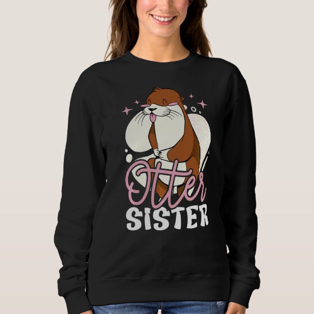 Otter Sister med utsida T Shirt (Framsida)