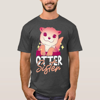 Otter Sister med utter - 2 T Shirt