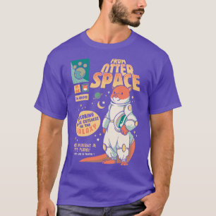 Otter Space Astronaut Andra Tecknader av grovhet G T Shirt