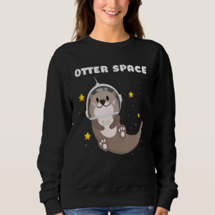 Otter Space Astronaut Astronomy Science T Shirt