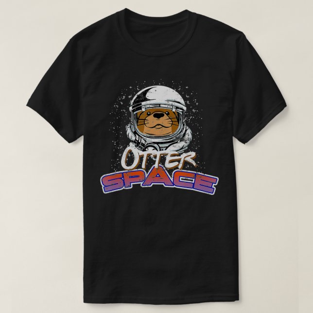 Otter Space T Shirt (Design framsida)