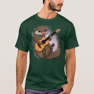 Otter Spela Guitar T Shirt