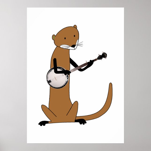 Otter Spela upp Banjo Poster (Framsidan)