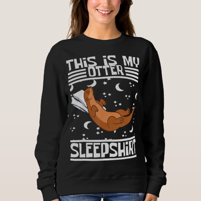 Otter Spipande Otter Sea Otter Funny Otter Sur Str T Shirt (Framsida)