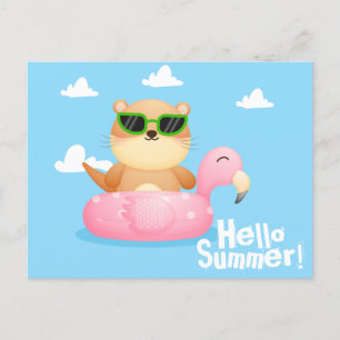 Otter Summer Vykort