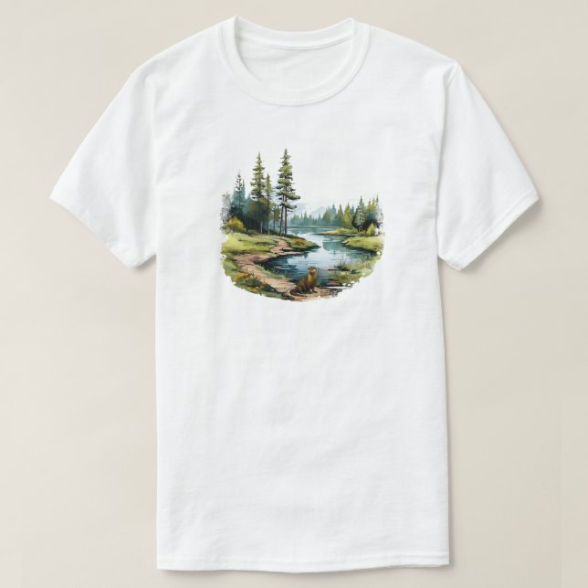 Otter T-Shirt (Design framsida)