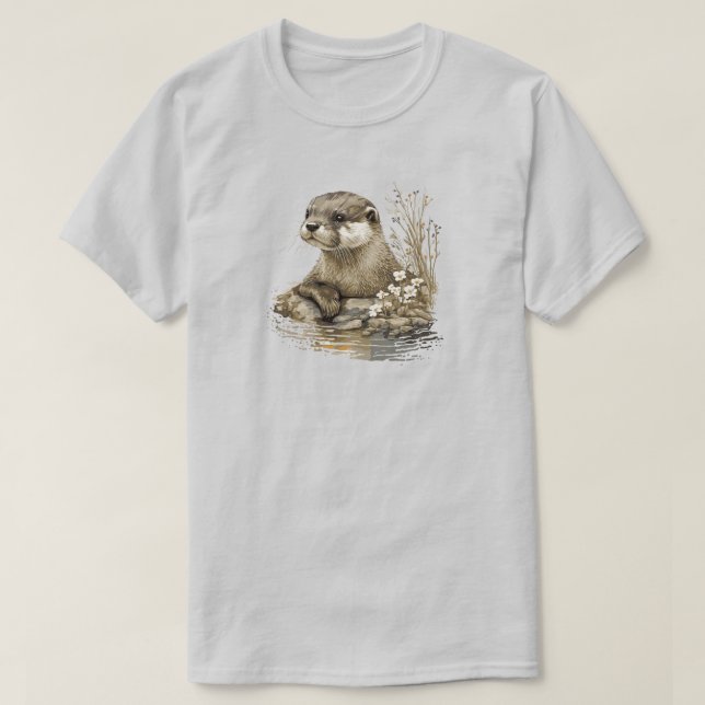 Otter T-Shirt (Design framsida)