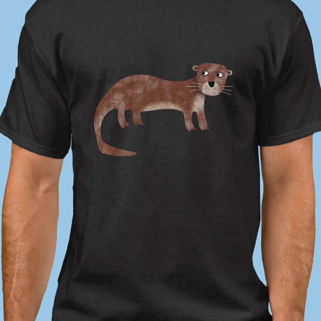 Otter T Shirt (Fun otter t-shirt for wildlife lovers)