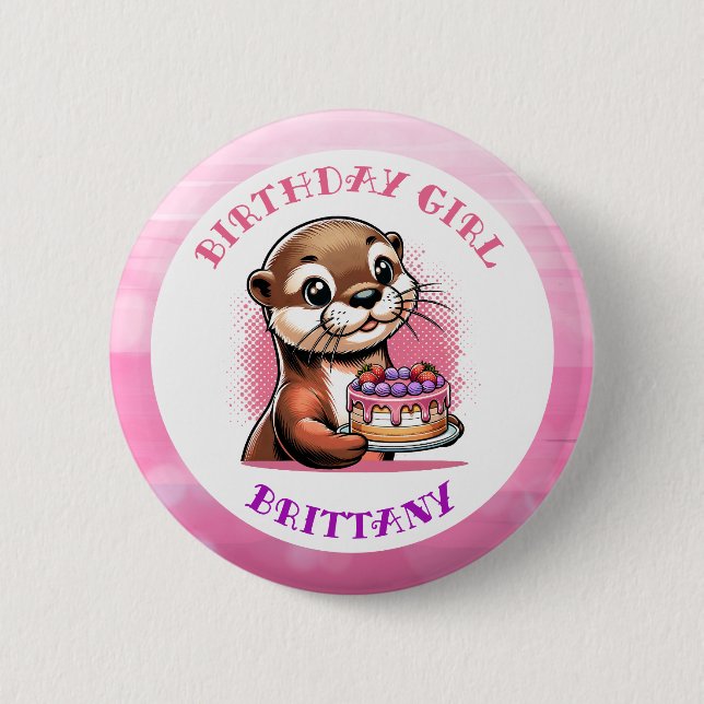 Otter Thars Birthday Girl Knapp (Framsida)