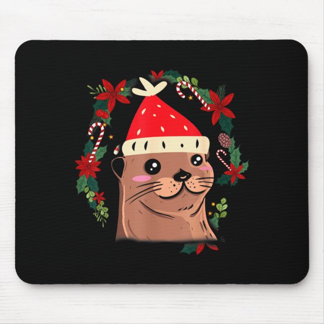 Otter Ugly Christmas Christmas Winter  Musmatta (Framsidan)