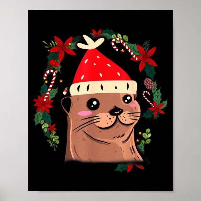 Otter Ugly Christmas Christmas Winter  Poster (Framsidan)