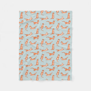 Otter Valps Fleece Blanket