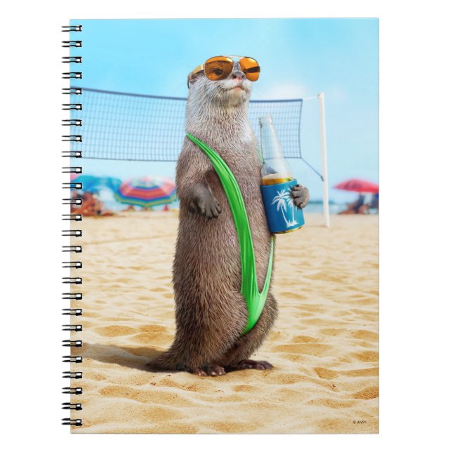 Otter Wearing Mankini Anteckningsbok (Framsidan)