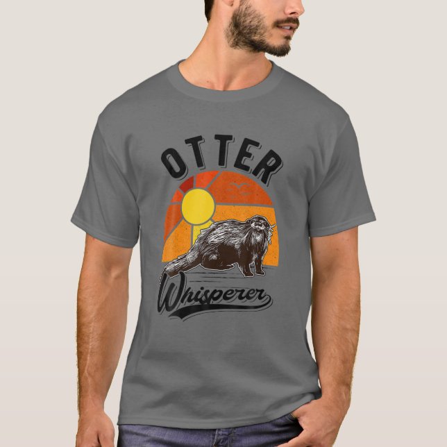 Otter Whisperer Otter T Shirt (Framsida)