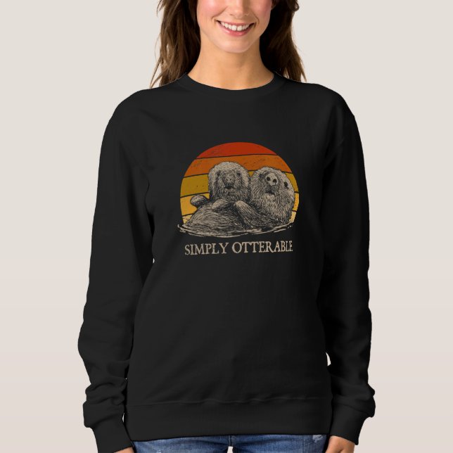 Otterable  Otter  Humor Sea Animal Outfit T Shirt (Framsida)