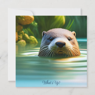 Otterbart - AI Fantasy Digital Art-utskrift