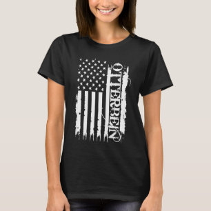 Otterbein United Stater Distress w US Flagga T Shirt