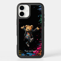OtterBox: Livlig Graffiti Stil Teddybjörn Konst