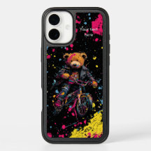 OtterBox: Livlig Graffiti-stil Teddybjörn Konst