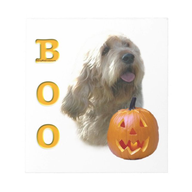 Otterhound Halloween BOO Anteckningsblock (Framsida)