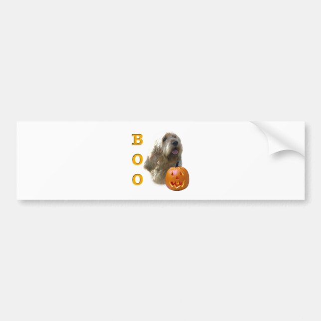 Otterhound Halloween BOO Bildekal (Framsidan)
